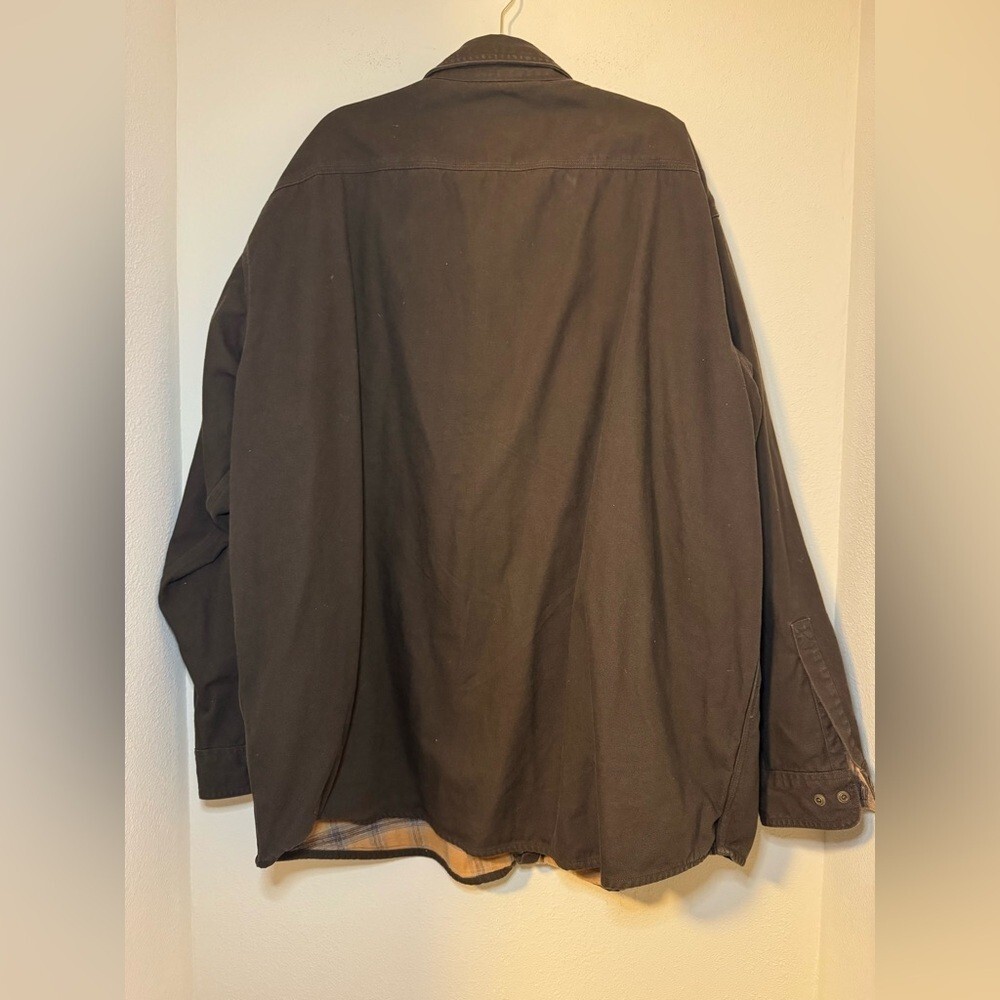 Carhartt Duck Flannel Lined Canvas VINTAGE Work Jacket - Picture 6 of 6